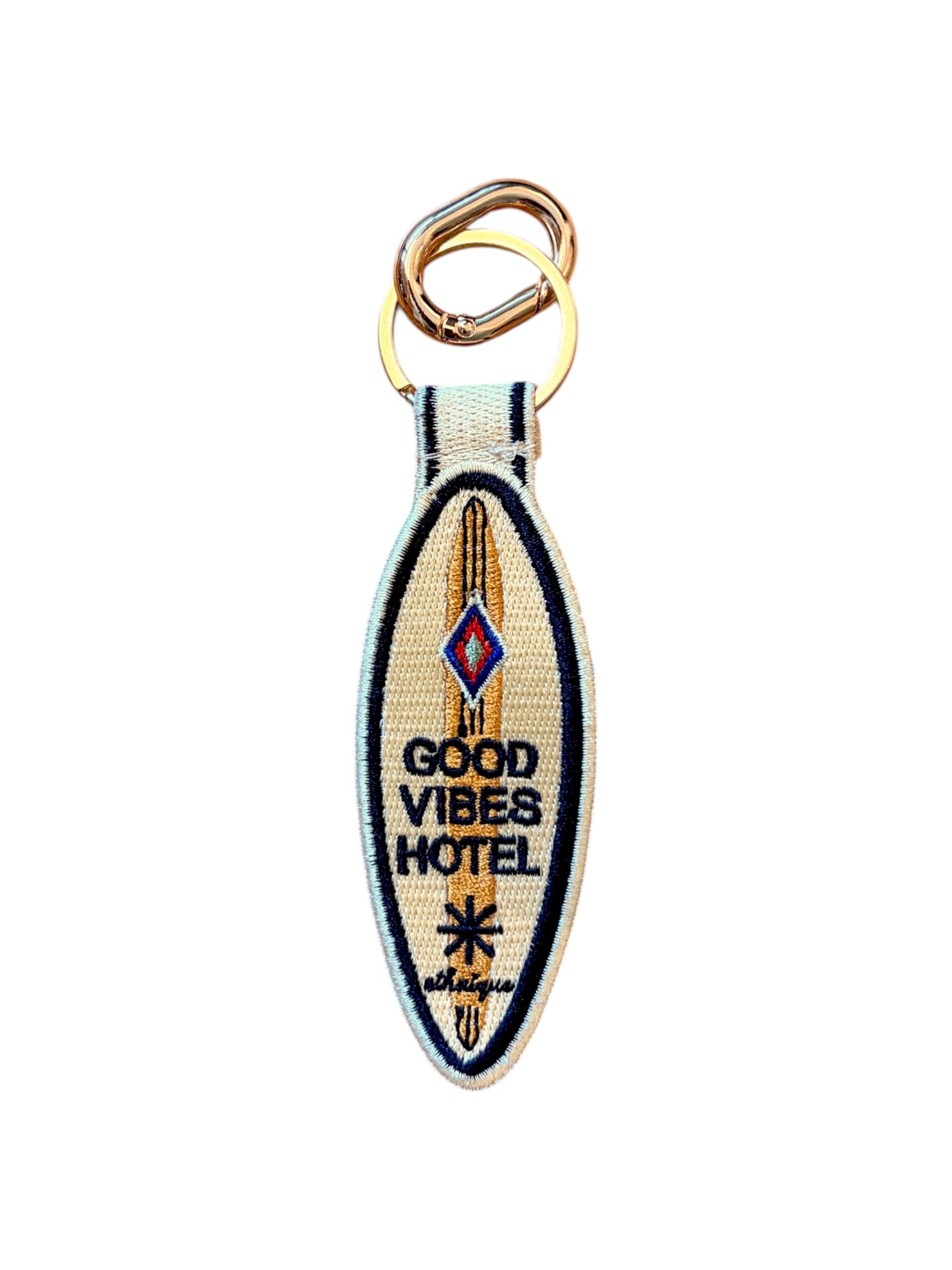Good Vibes Key Charm