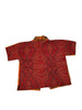 Samu Jacket In Patchwork Grapefruit and Red